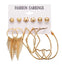 Dangly Gold Earrings set