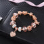 Rose Gold Heart Charm Bracelet